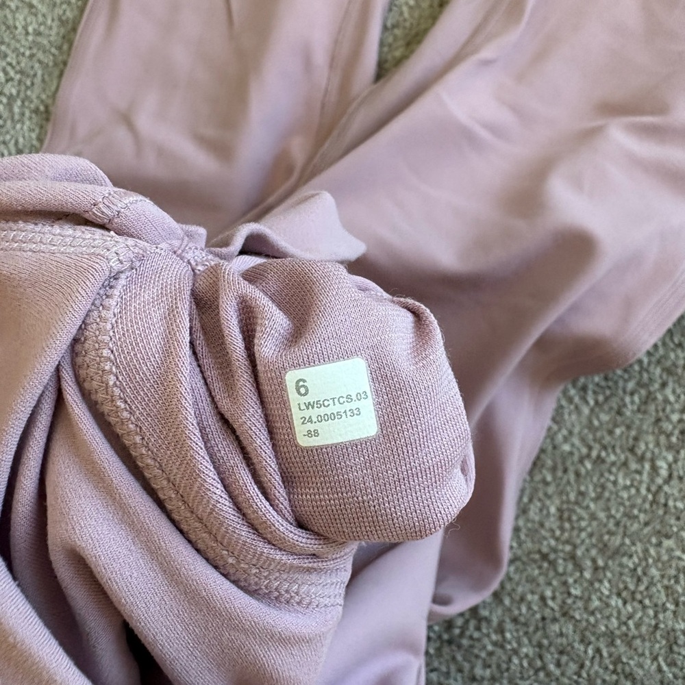 Lululemon Align Leggings 25” Rose Blush Size 6